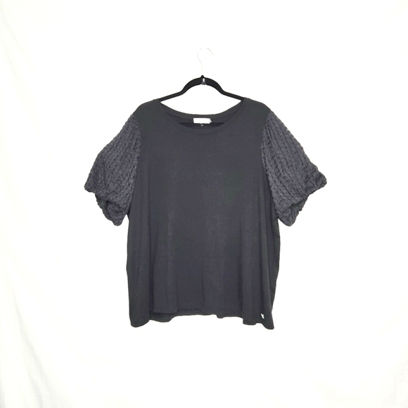 Calvin Klein Tops - Calvin Klein short Sleeve black top. 2X